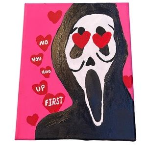 Hand-Crafted Ghostface Painting